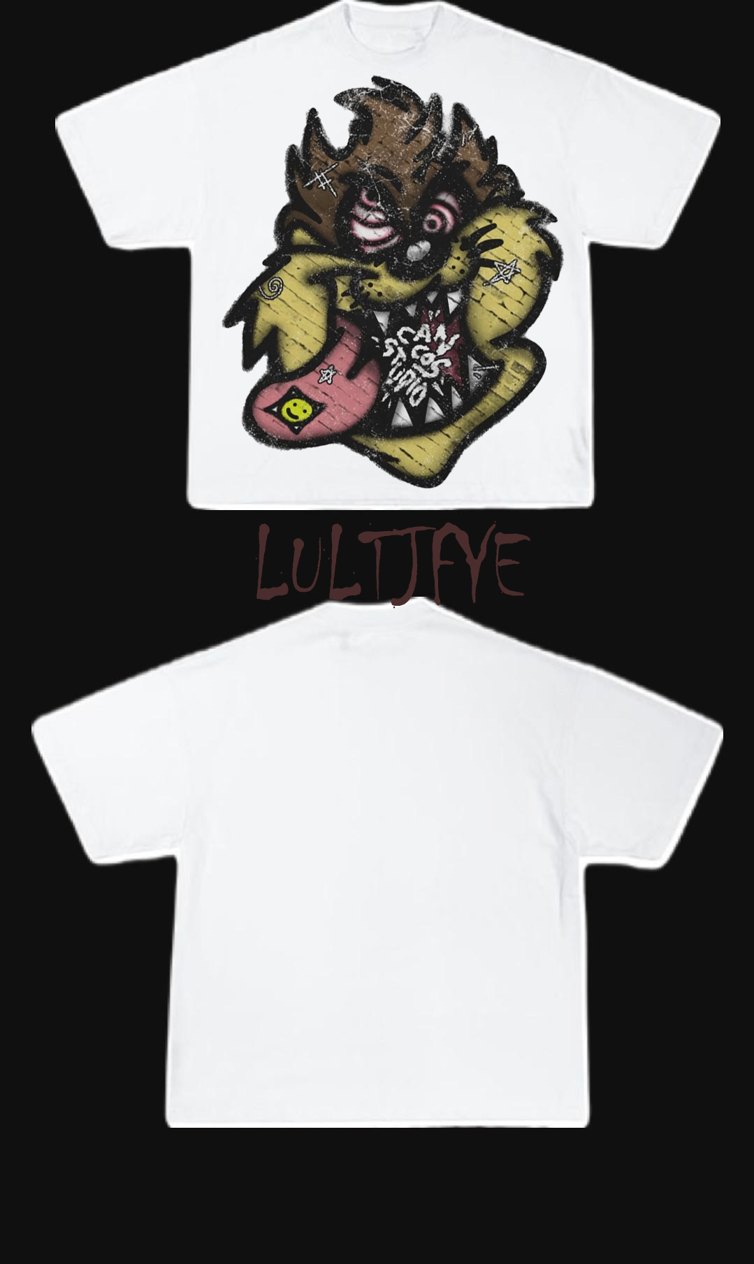 tasmanian devil cartoon graphic Tee
