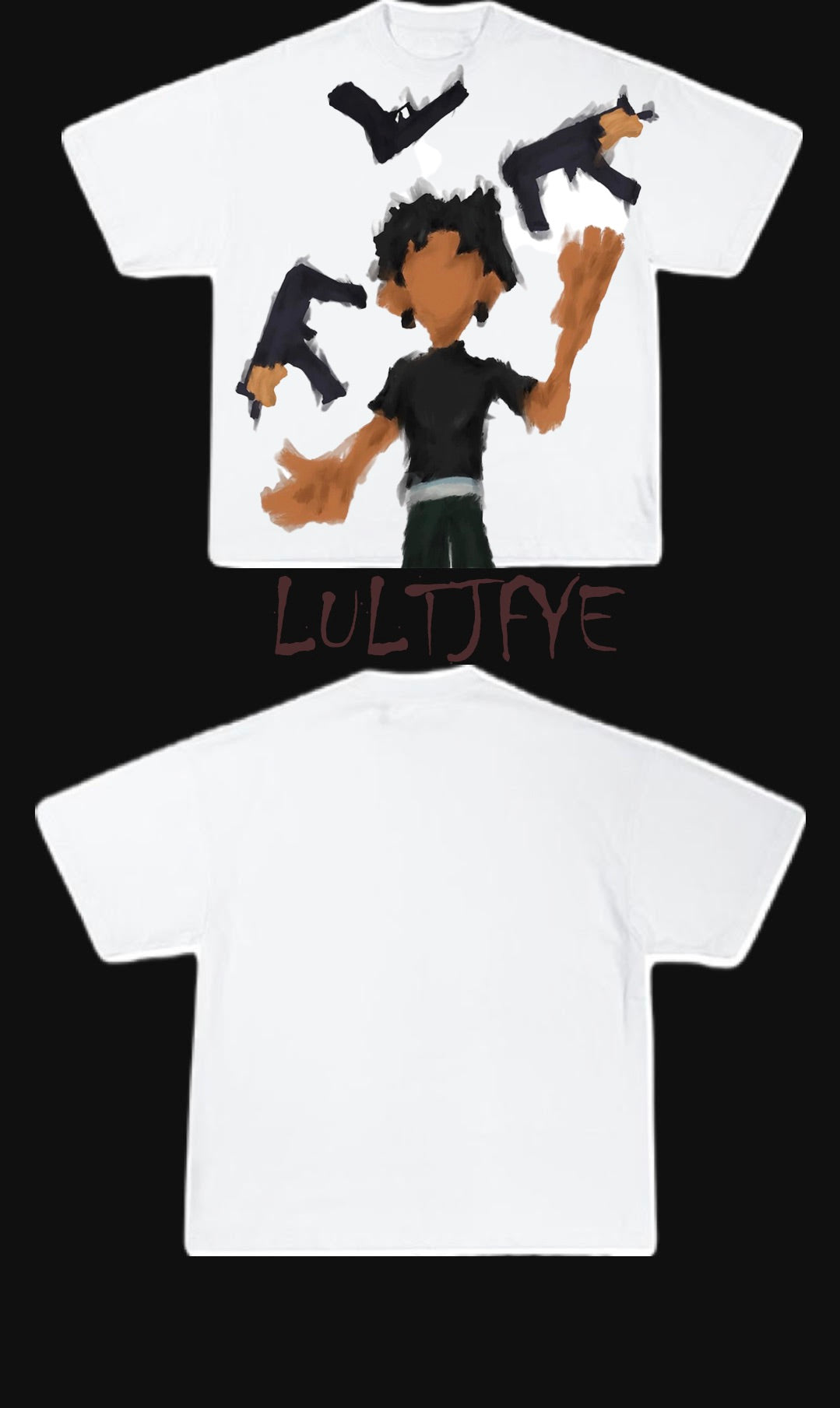 Cartoon Guns Graphic Tee