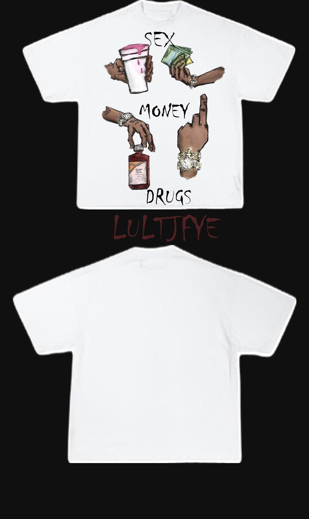 Sex Money Drugs Graphic Tee