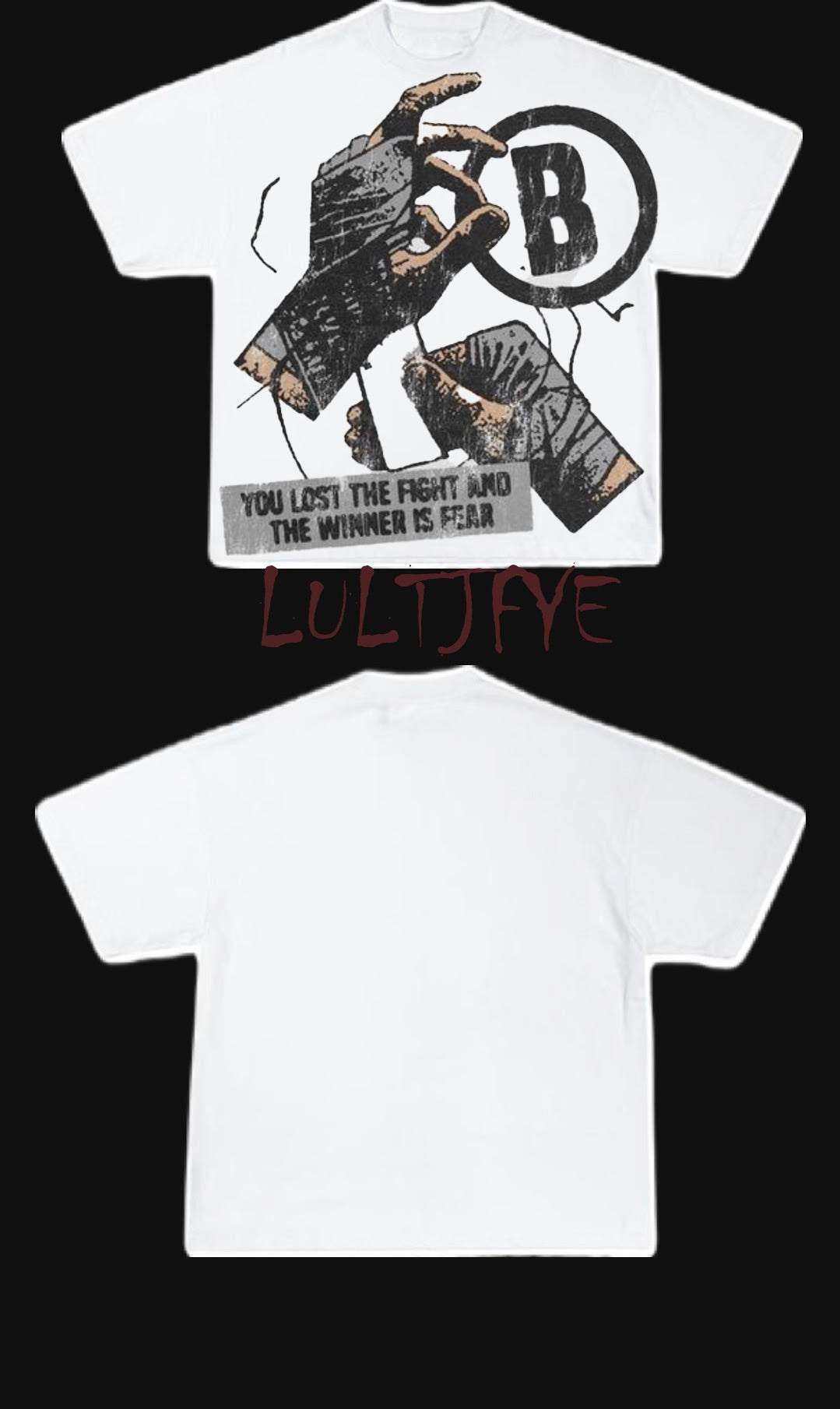 Grey Hand Graphic Tee