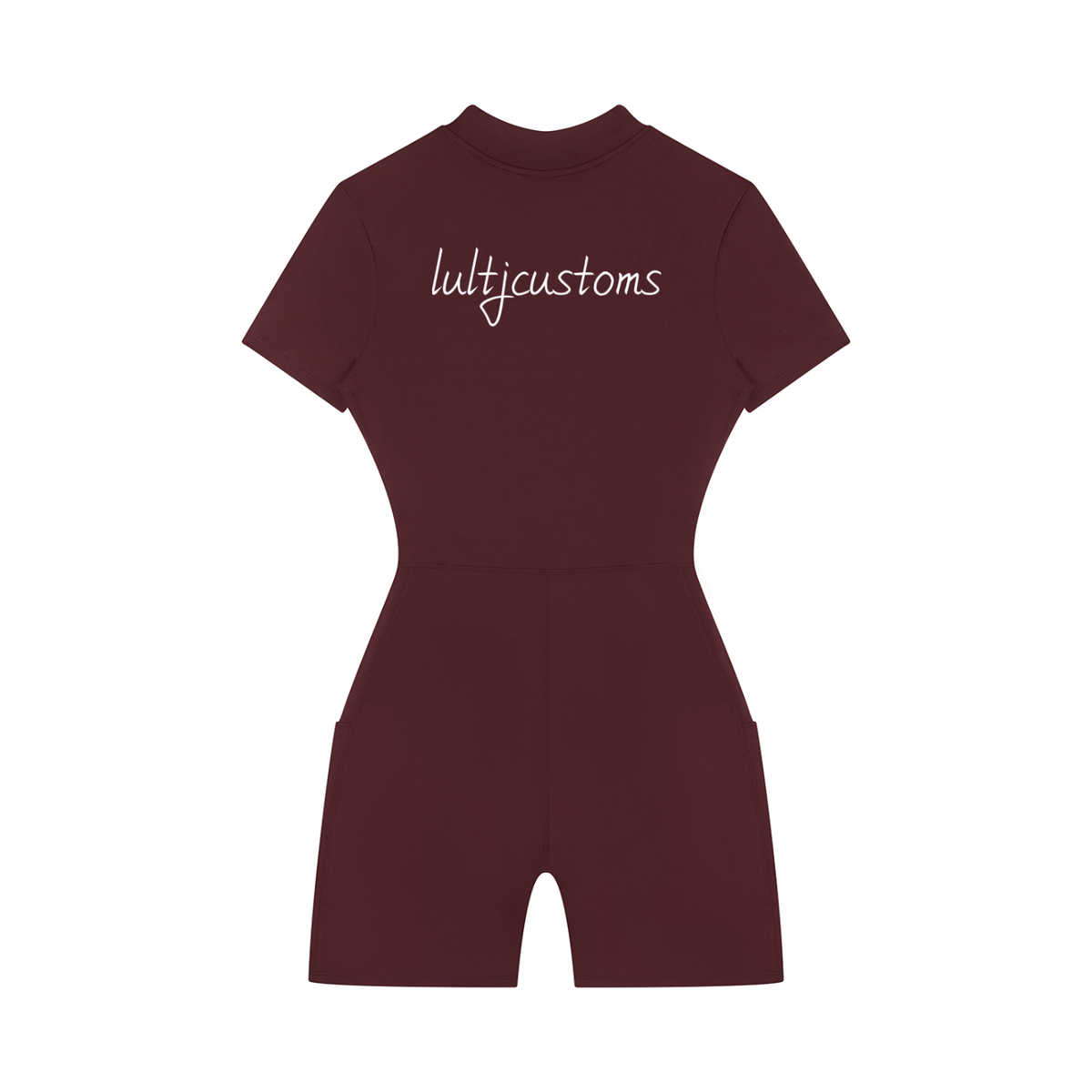 lultjcustoms Women's Quarter-Zip  Romper