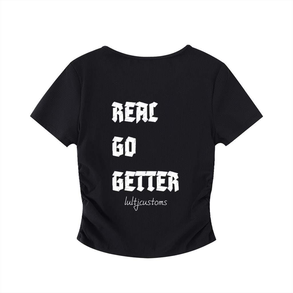 Real Go Getter Fitted CropTop Tee WOMEN