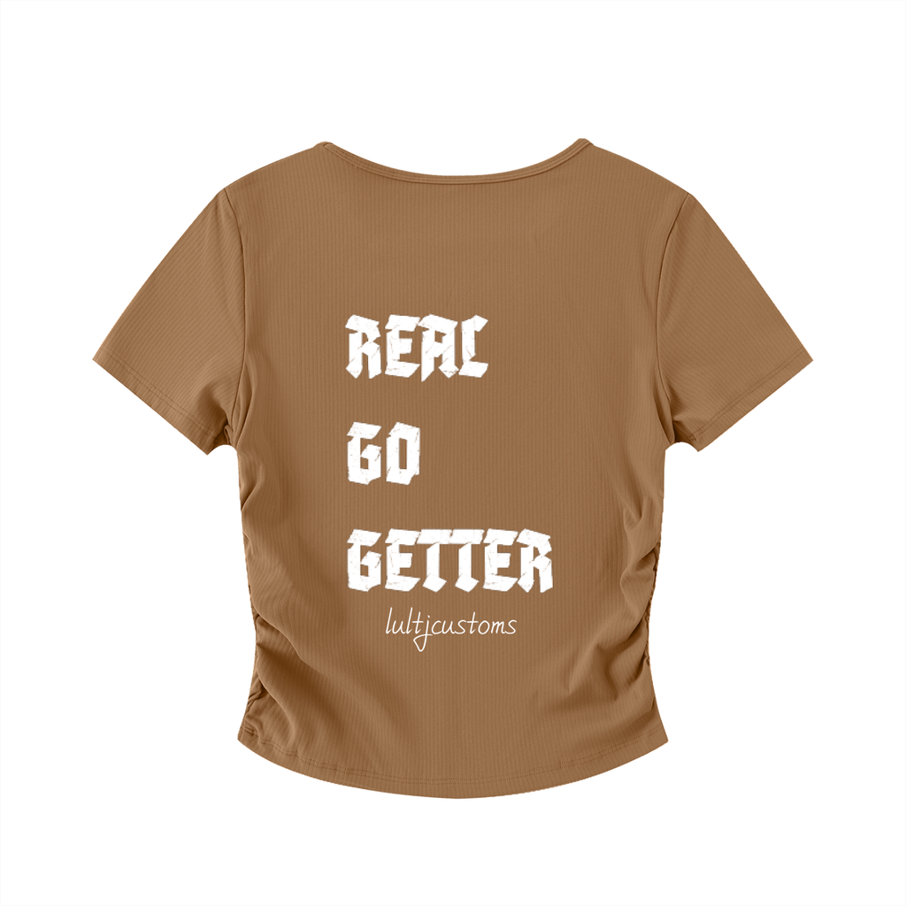Real Go Getter Fitted CropTop Tee WOMEN
