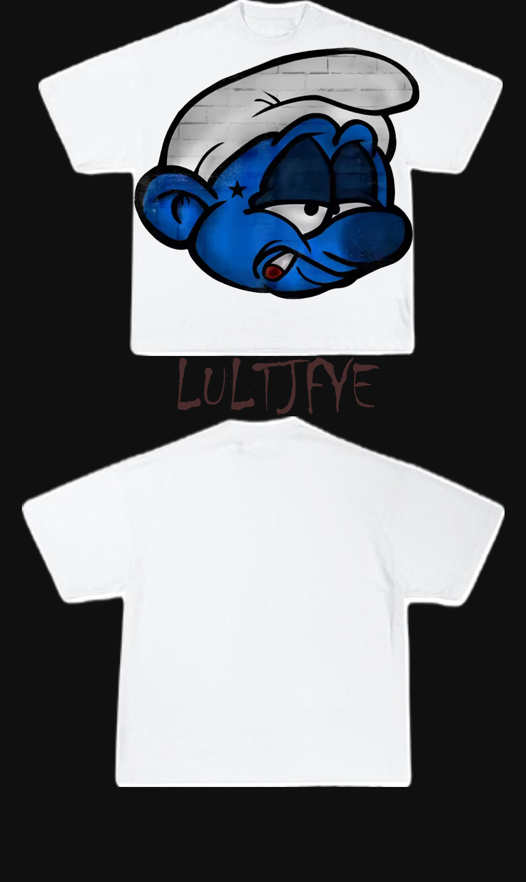 Blue Smurf  graphic Tee