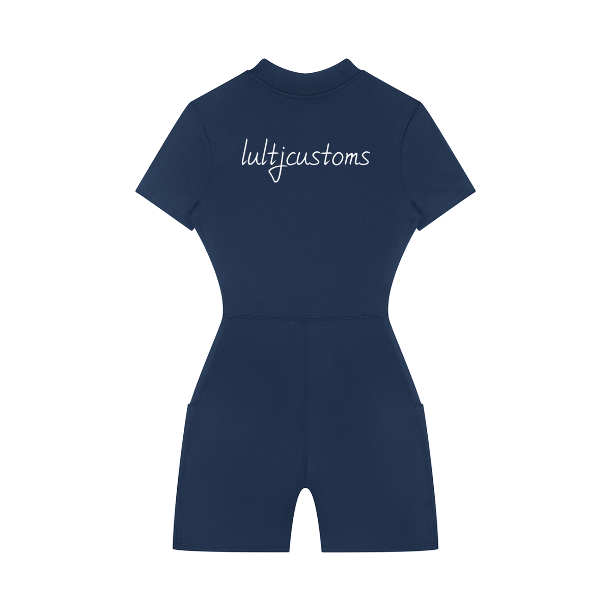 lultjcustoms Women's Quarter-Zip  Romper