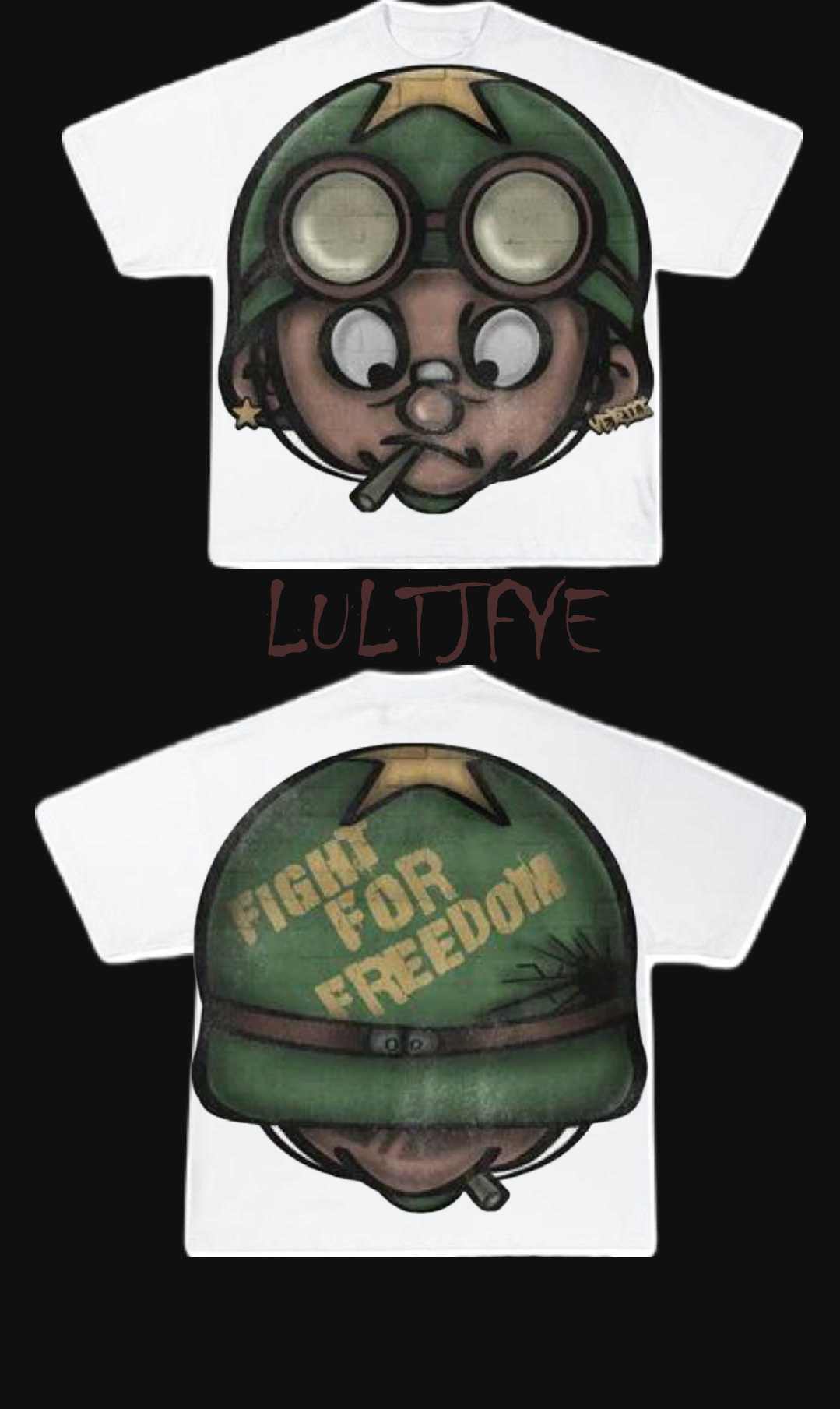 Solider Face Graphic Tee