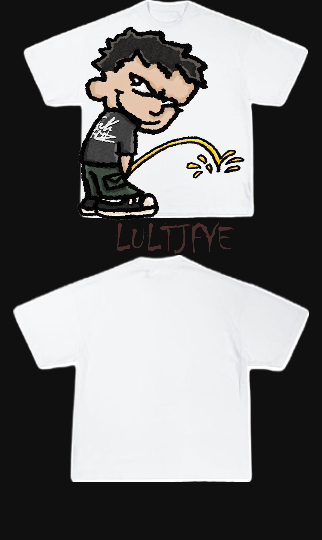 Boy Peeing Graphic Tee