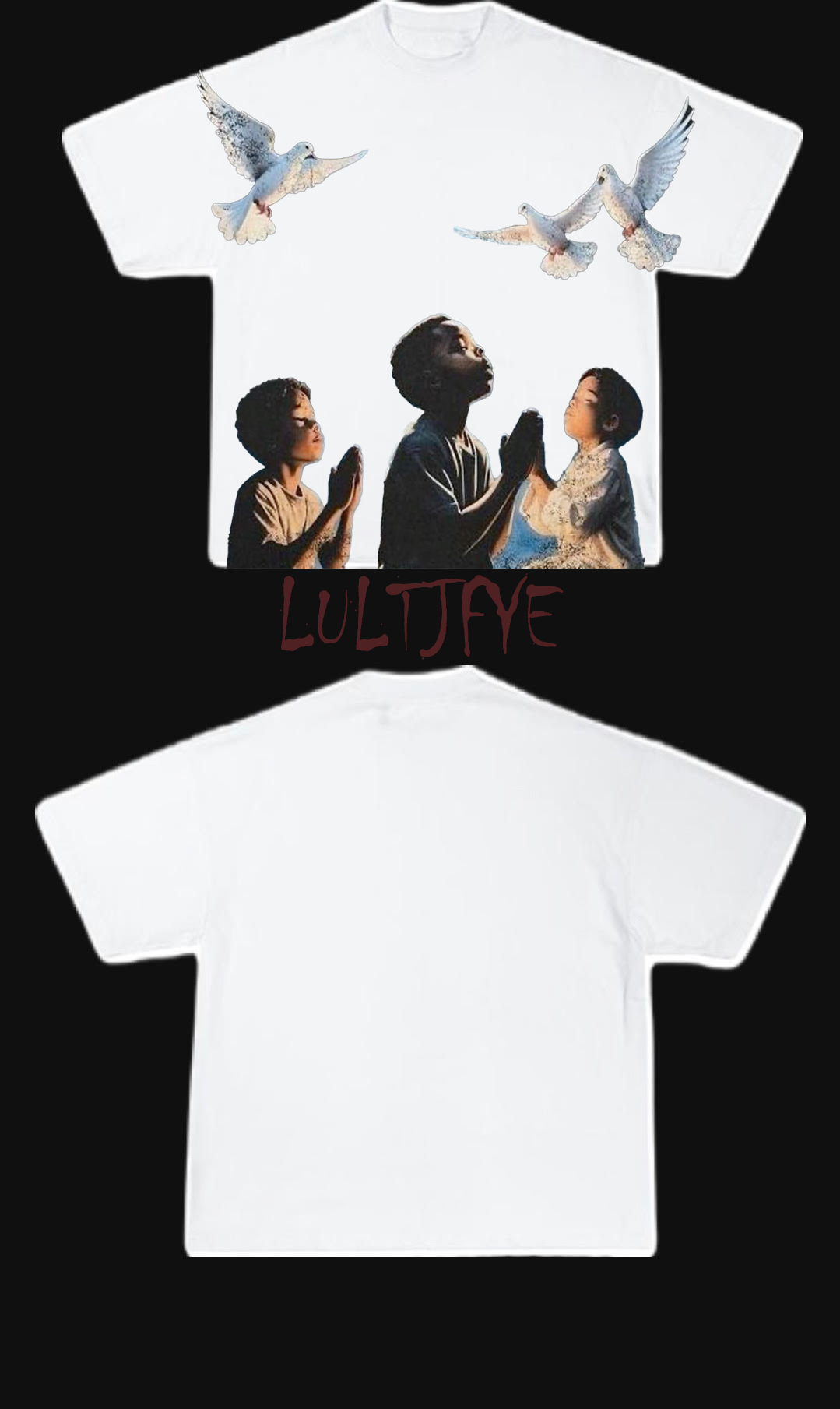 Black Kids Praying Graphic Tee