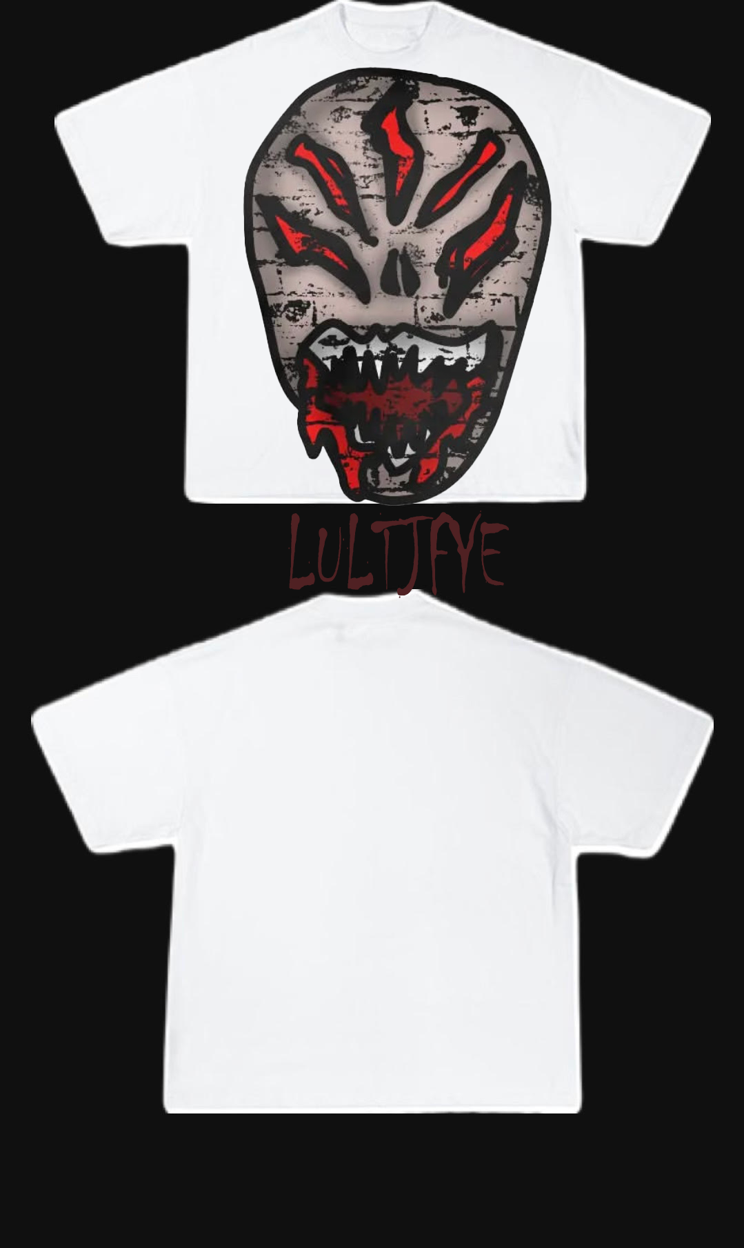 Red 5 Eyed Alien Graphic Tee