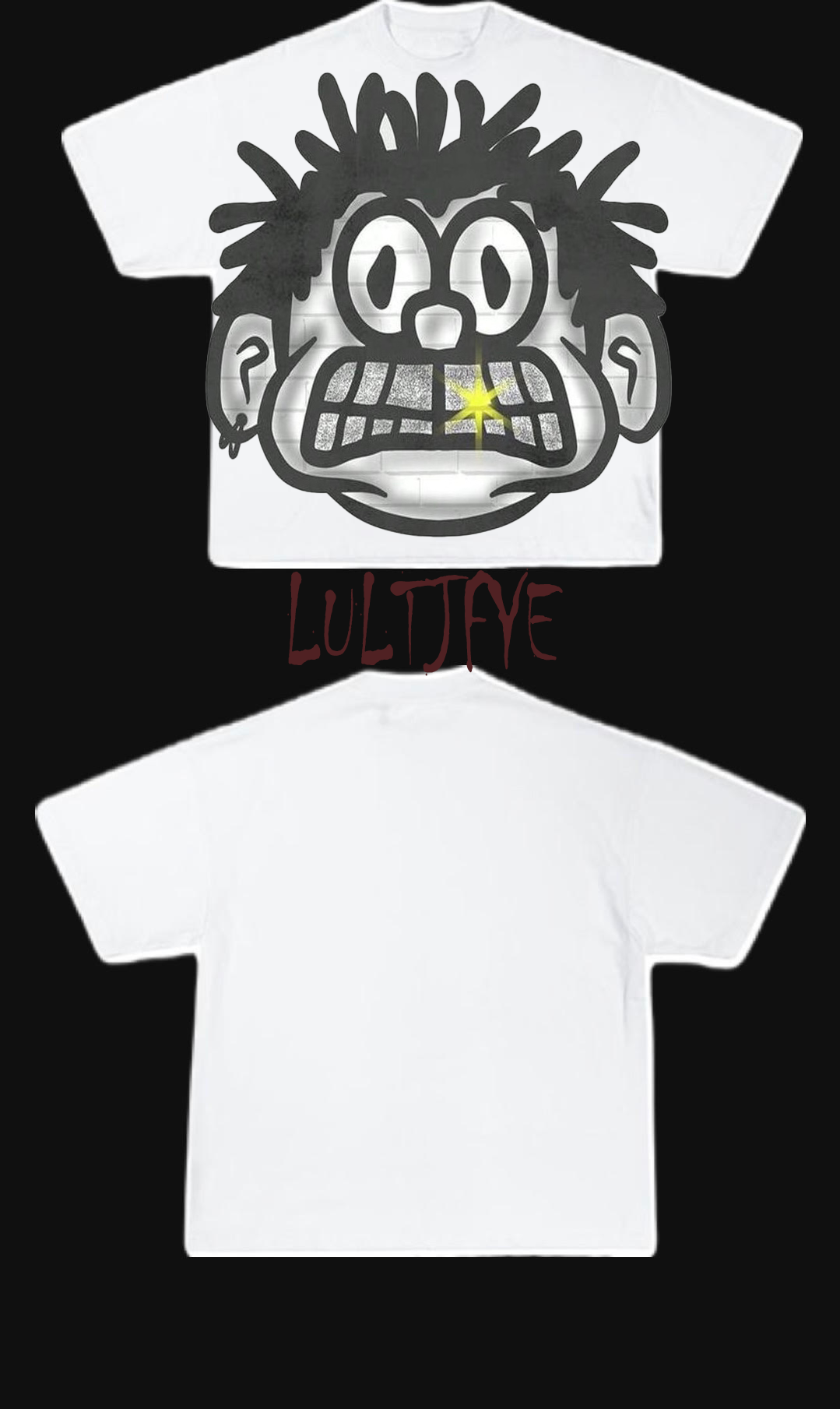Grey Face Graphic Tee