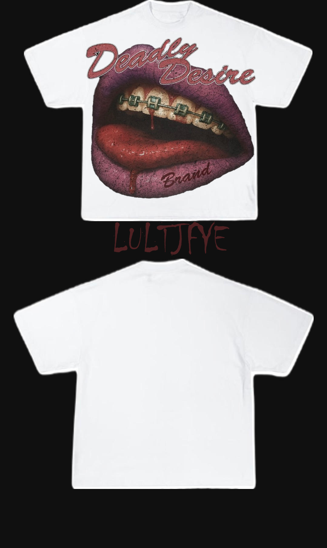 Deadly Desire Lips Graphic Tee