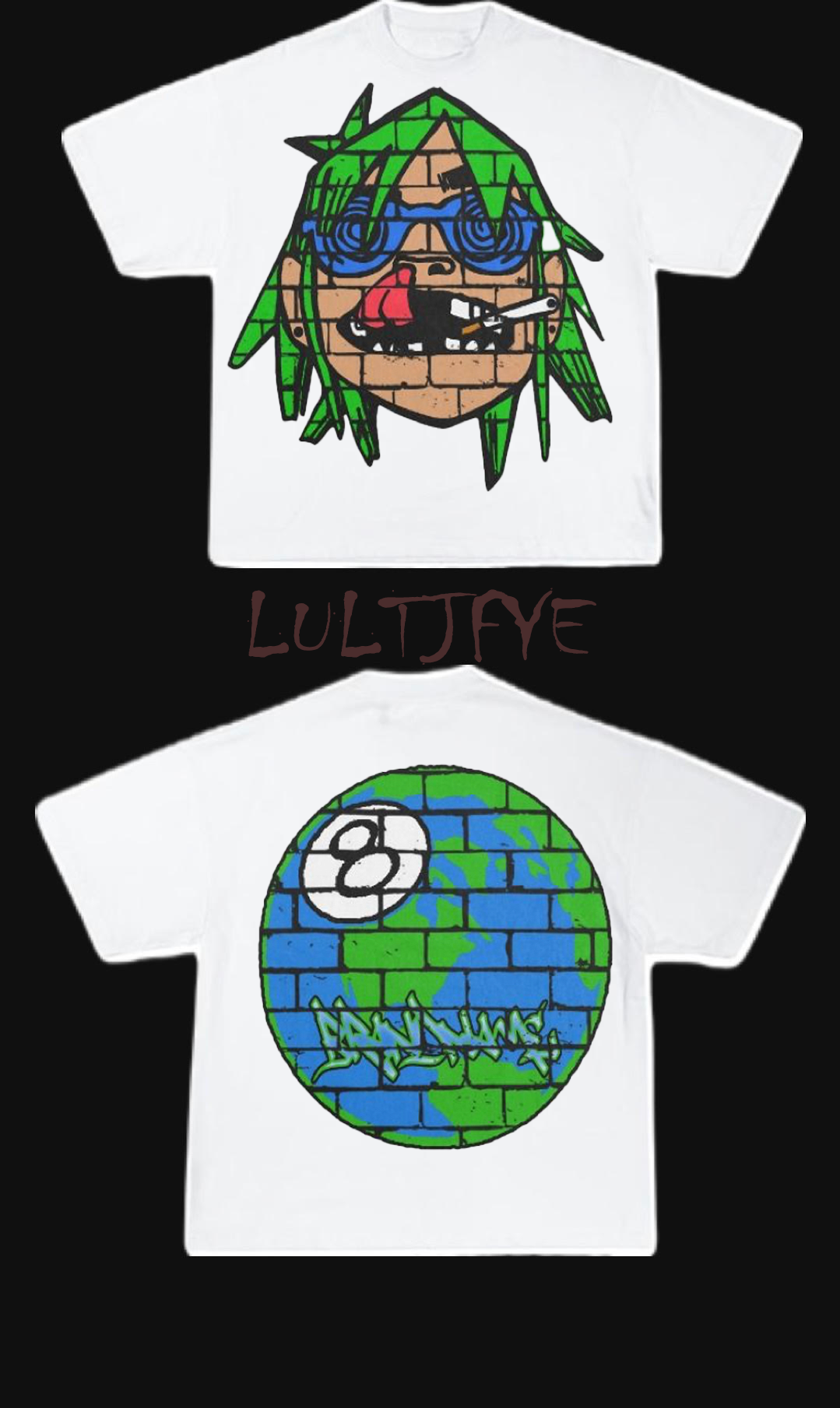 CartoonTounge in Nose  graphic Tee