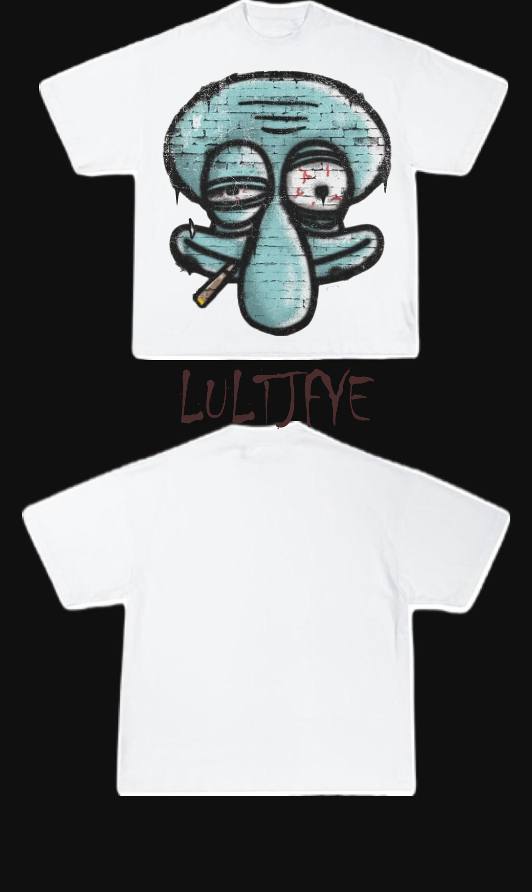 Squidward graphic Tee