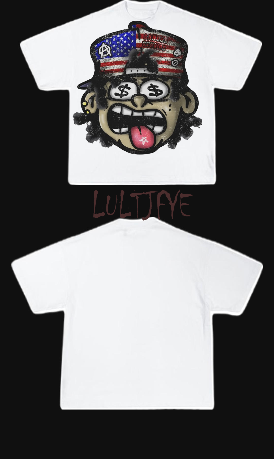 July 4th hat cartoon graphic Tee