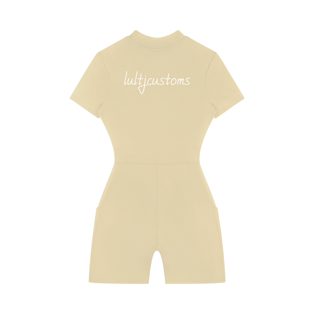 lultjcustoms Women's Quarter-Zip  Romper