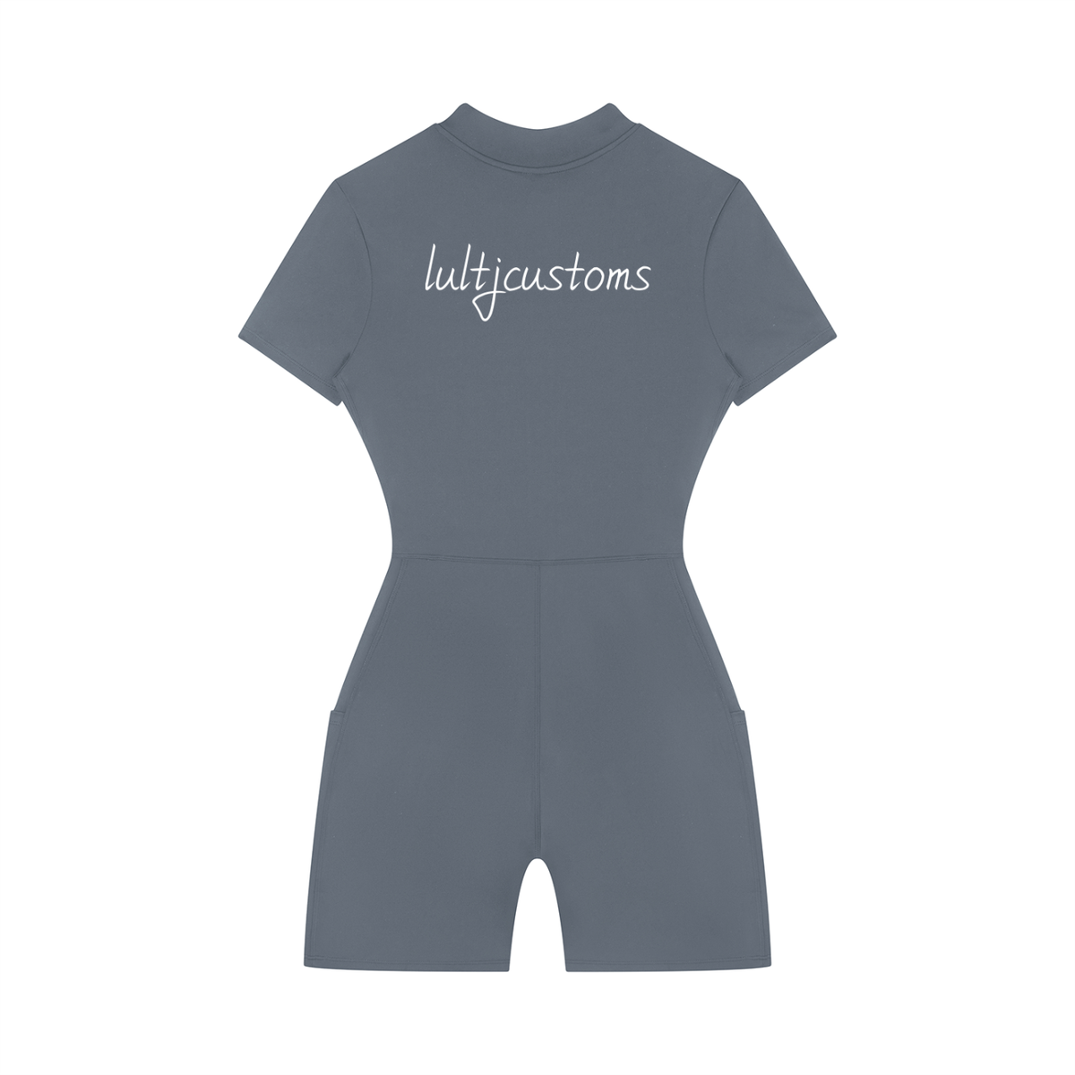 lultjcustoms Women's Quarter-Zip  Romper