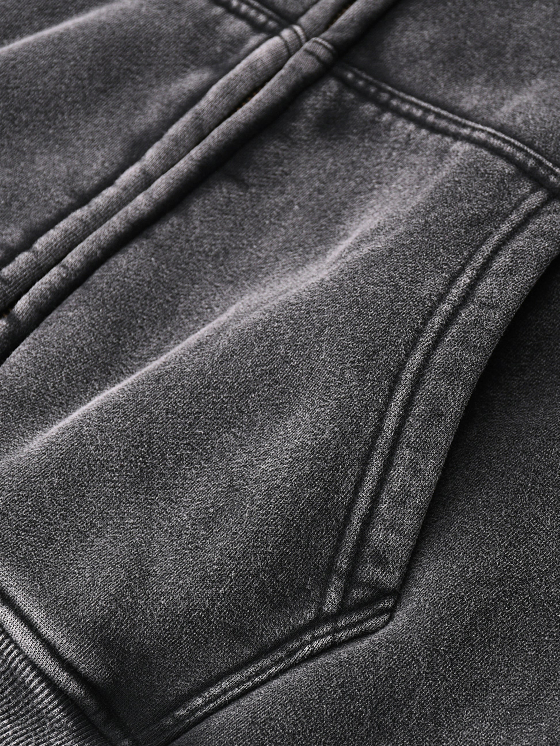 lultjcustoms(black logo) Zip-Through Boxy Fleece Hoodie Multicolor